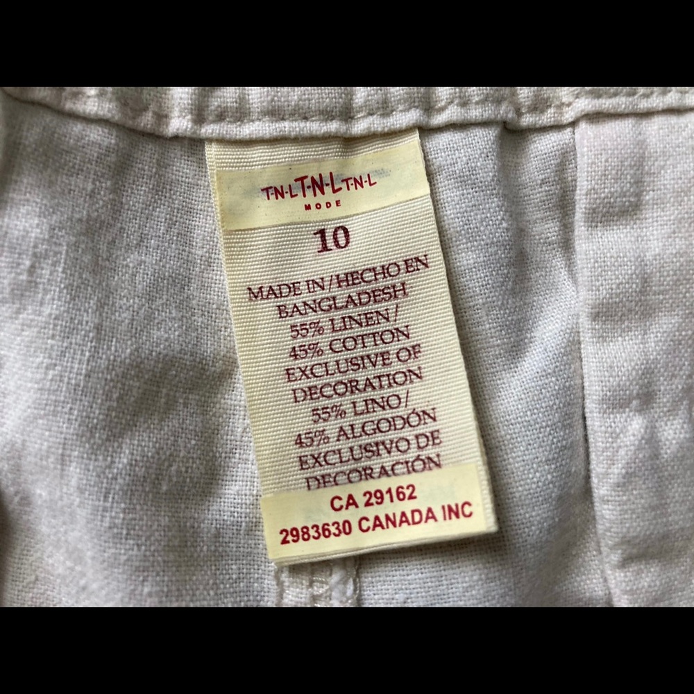 💛NWT Beige Linen Shorts for Women - Picture 3 of 7